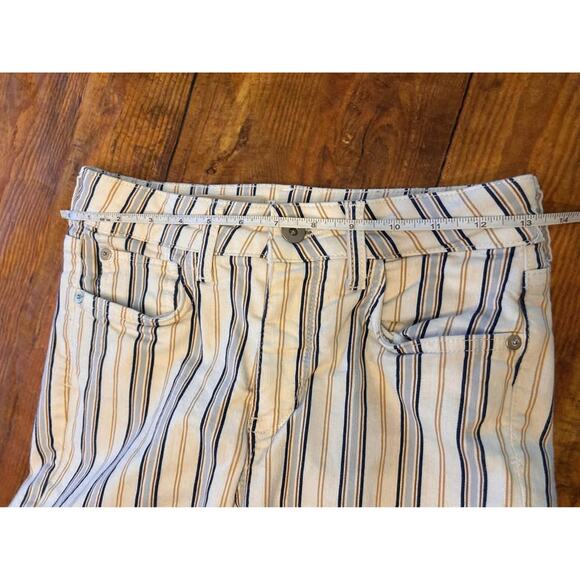 Pilcro & Letterpress Anthropologie High rise boot cut striped pants - Picture 6 of 7
